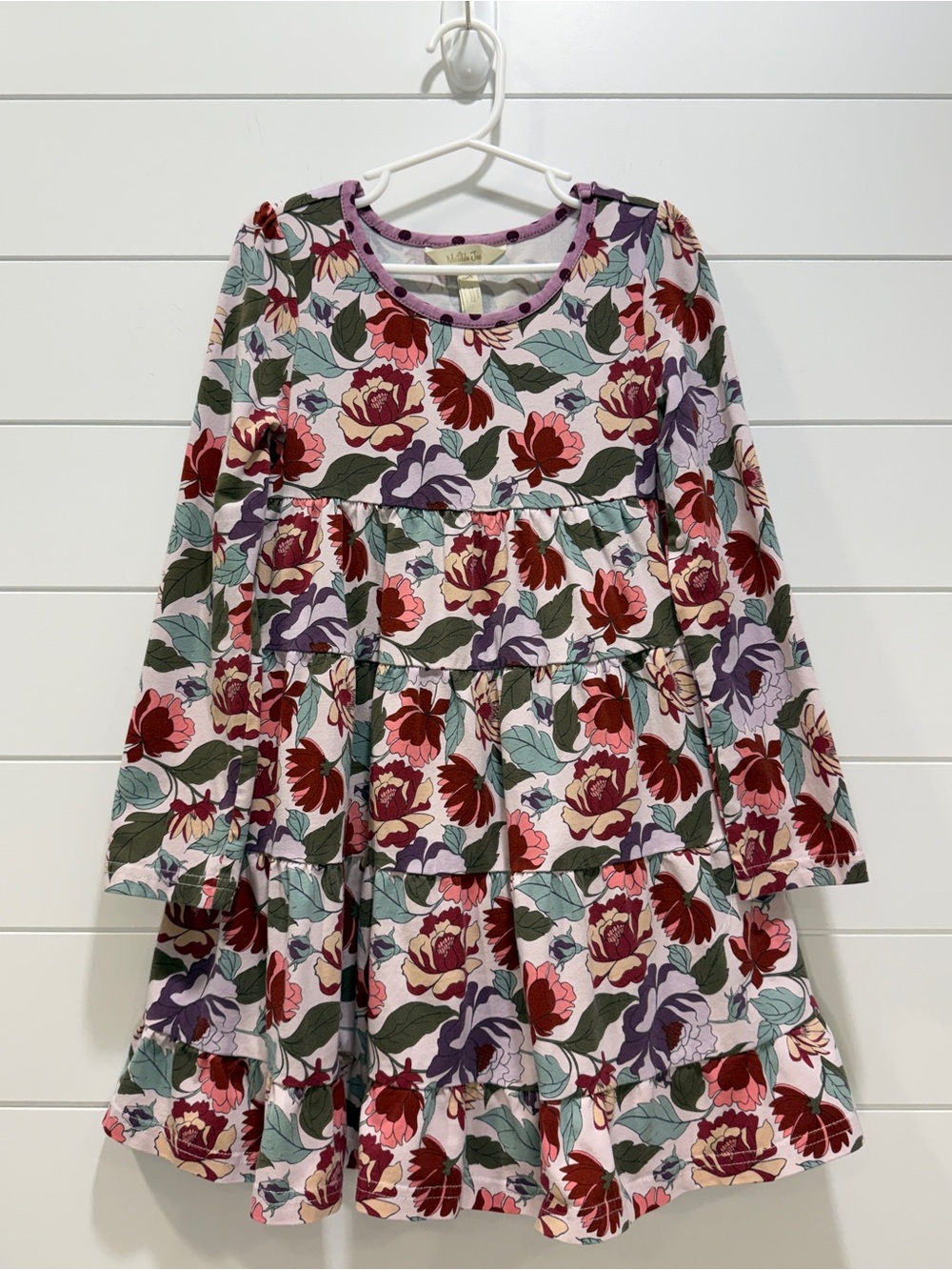 Matilda Jane Floral Tiered Dress - Pink Multi